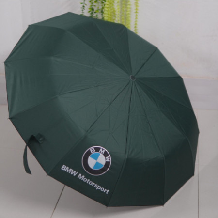 BMW 12 Ribs Umbrella (Bottle Green)